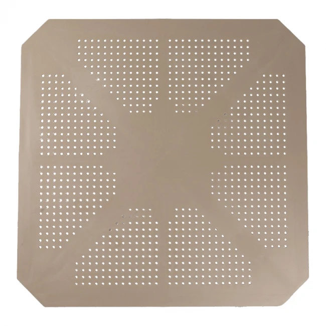 Τραπέζι Icon  pakoworld PP σε απόχρωση cappucino 80x80x74.5εκ