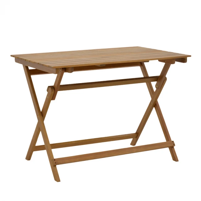 Foldable table Jaybo pakoworld natural acacia wood 100x65x72cm