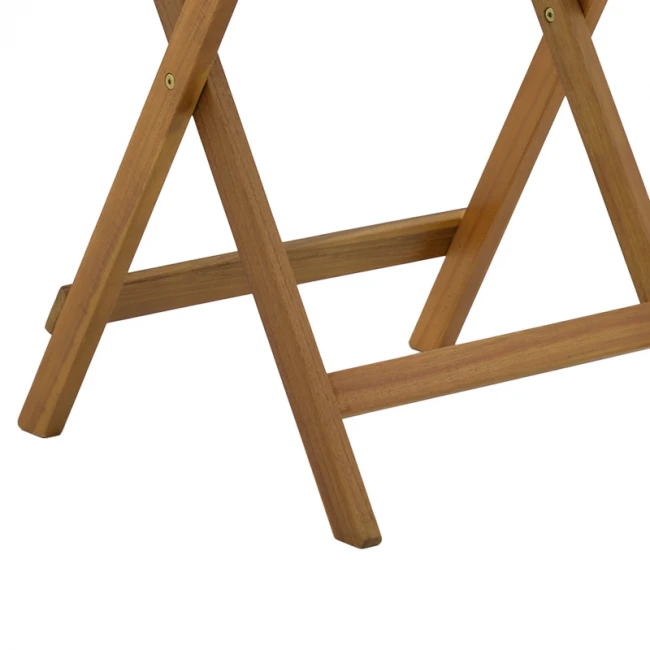 Foldable table Lazio pakoworld natural acacia wood 50x50x70cm