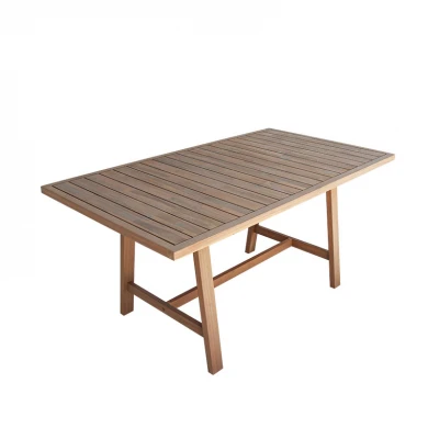 Table Malibu pakoworld acacia wood in natural color 180x90x75cm