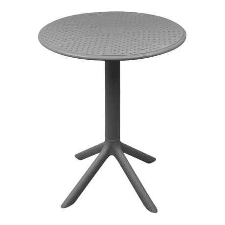 Merkon pakoworld pp table in anthracite shade D60x75cm