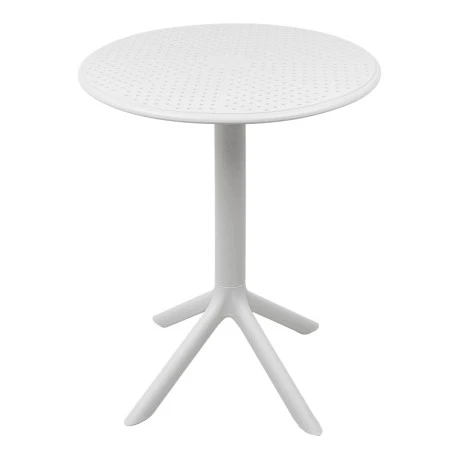 Merkon pakoworld pp table in white shade D60x75cm