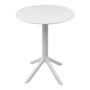 Merkon pakoworld pp table in white shade D60x75cm