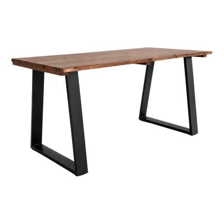 Miles pakoworld dining table solid acacia wood walnut 200x100x76cm