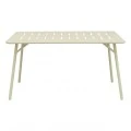 Table Moraja pakoworld cream metal 140x80x70cm