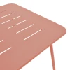 Τραπέζι Moraja pakoworld terracotta μέταλλο 70x70x73εκ