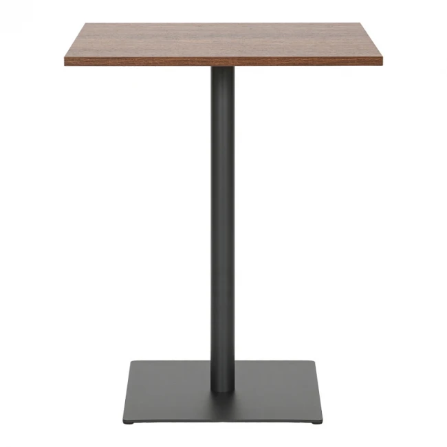 Τραπέζι Nerobian pakoworld mdf σε καρυδί απόχρωση 60x60x75εκ