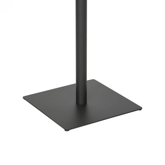 Τραπέζι Nerobian pakoworld mdf σε καρυδί απόχρωση 60x60x75εκ