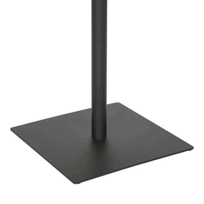 Τραπέζι Nerobian pakoworld mdf σε καρυδί απόχρωση 70x70x75εκ