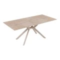 Table Olven pakoworld sintered stone in travertine look 180x90x75cm