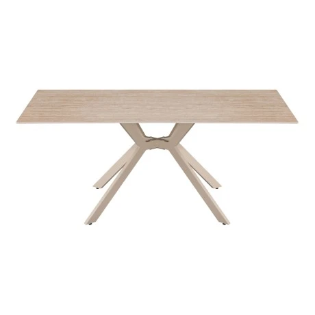 Table Olven pakoworld sintered stone in travertine look 180x90x75cm