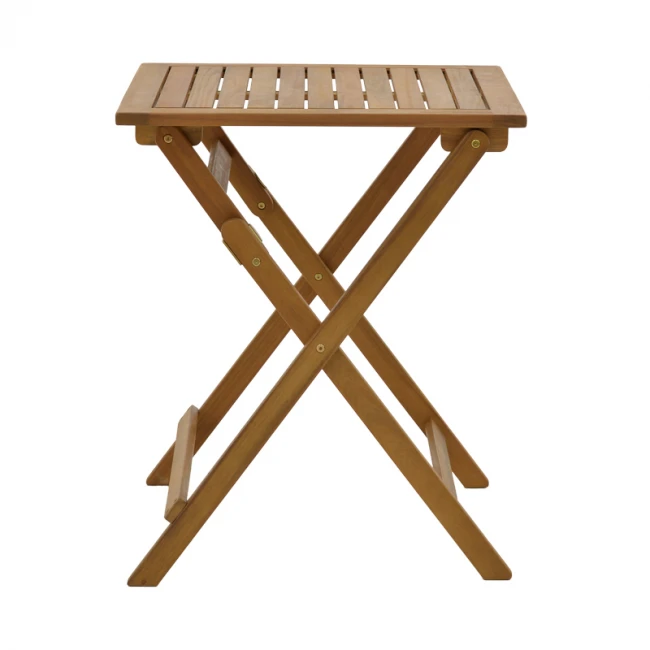 Foldable table Perdu pakoworld natural acacia wood 60x60x72cm