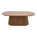 Aithra pakoworld coffee table, solid mango wood walnut 120x60x42cm