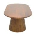 Aithra pakoworld coffee table, solid mango wood walnut 120x60x42cm