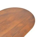 Aithra pakoworld coffee table, solid mango wood walnut 120x60x42cm