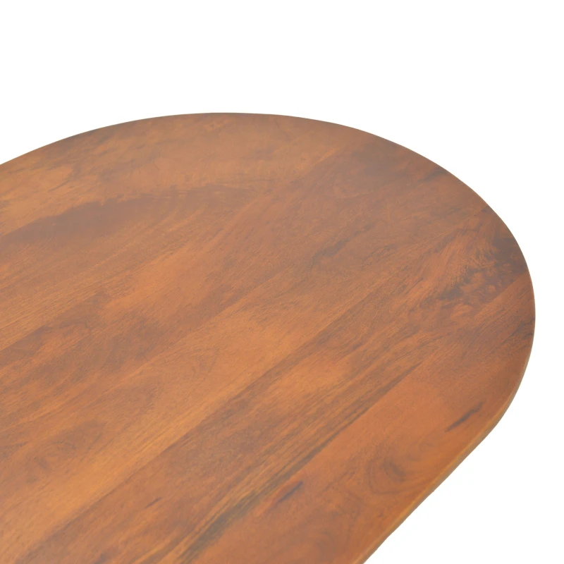 Aithra pakoworld coffee table, solid mango wood walnut 120x60x42cm