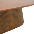 Aithra pakoworld coffee table, solid mango wood walnut 120x60x42cm