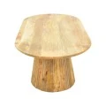 Aithra pakoworld coffee table, solid mango wood in natural shade, 120x60x42cm