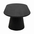 Aithra pakoworld coffee table black solid mango wood 120x60x42cm