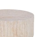 Coffee table Binero pakoworld MGO travertine look D106x45cm
