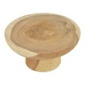 Chrissie coffee table pakoworld suar wood in natural shade D60x30cm