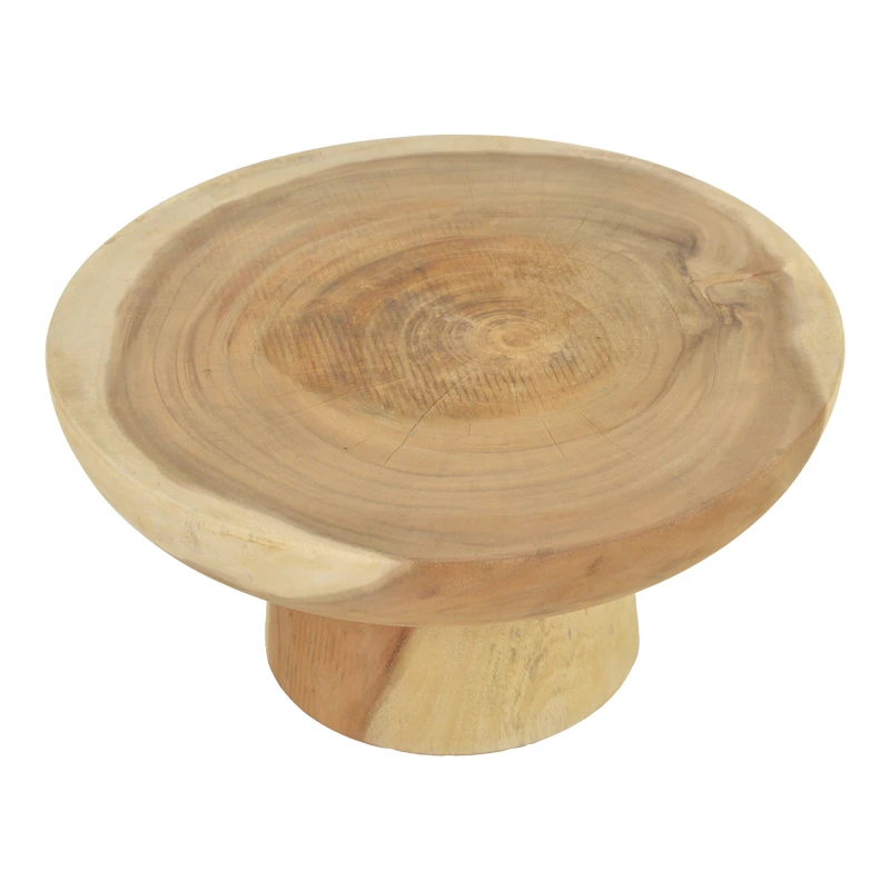 Chrissie coffee table pakoworld suar wood in natural shade D60x30cm