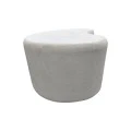 Coffee table Fedris pakoworld mdf white 80x70x34cm