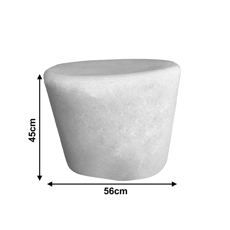 Coffee table Fedris pakoworld mdf white D60x45cm