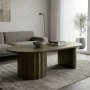 Coffee table Flute pakoworld solid mango wood wenge 130x65x40cm