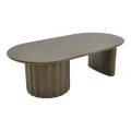 Coffee table Flute pakoworld solid mango wood wenge 130x65x40cm