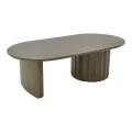 Coffee table Flute pakoworld solid mango wood wenge 130x65x40cm