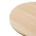 Hemena pakoworld coffee table set of 2 pieces, white metal-mdf in natural shade