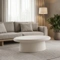Coffee table Herona pakoworld mdf white 100x60x34cm