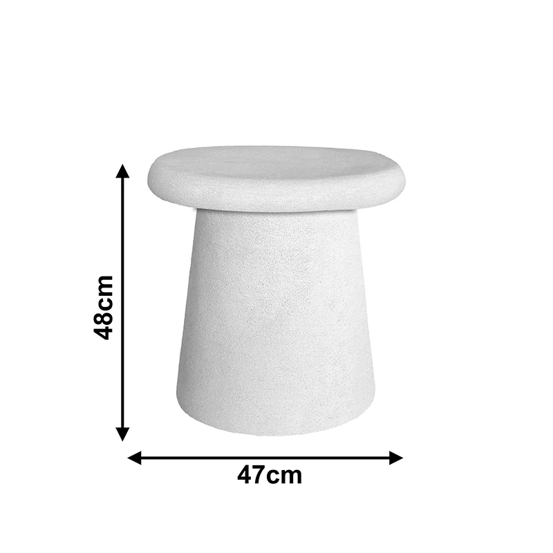 Coffee table Herona pakoworld mdf white D50x48cm