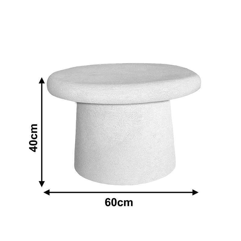 Coffee table Herona pakoworld mdf white D60x40cm