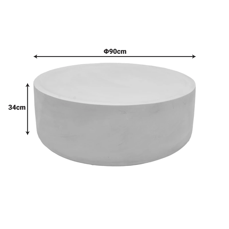 Ingendo pakoworld MGO cream coffee table D90x34cm