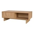 Jenfia pakoworld mdf coffee table in natural shade 110x55x38.5cm