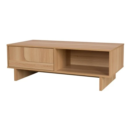Jenfia pakoworld mdf coffee table in natural shade 110x55x38.5cm