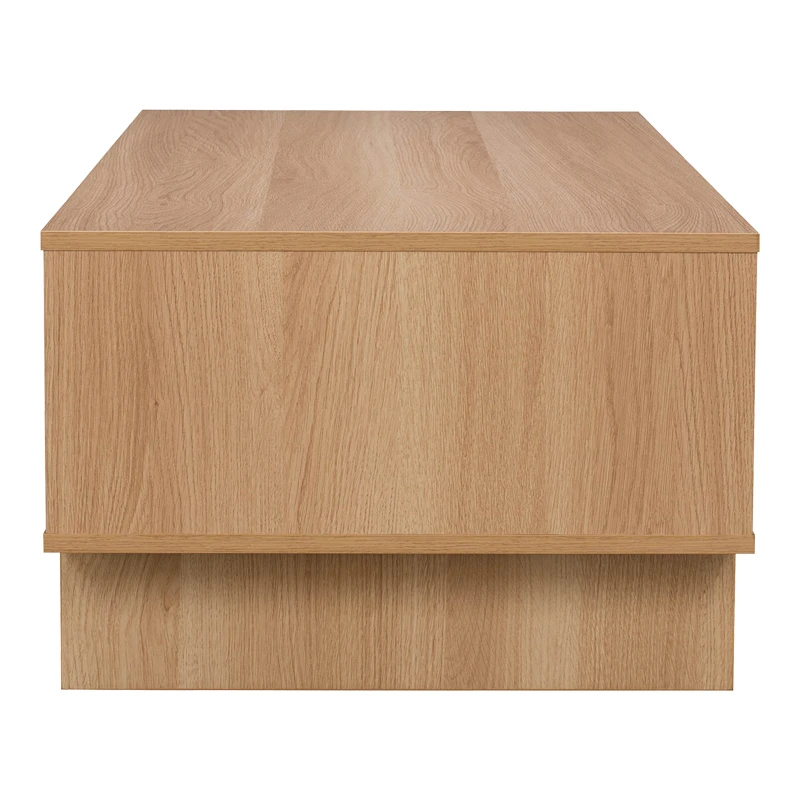 Jenfia pakoworld mdf coffee table in natural shade 110x55x38.5cm