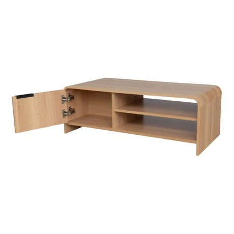 Kelba pakoworld mdf coffee table in natural shade 100x50x35.5cm