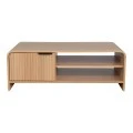 Kelba pakoworld mdf coffee table in natural shade 100x50x35.5cm