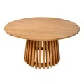 Kenda I pakoworld mindi coffee table, natural wood, D80x45cm