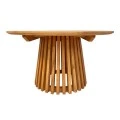 Kenda I pakoworld mindi coffee table, natural wood, D80x45cm
