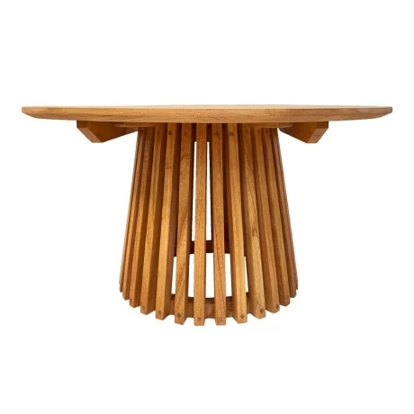 Kenda I pakoworld mindi coffee table, natural wood, D80x45cm
