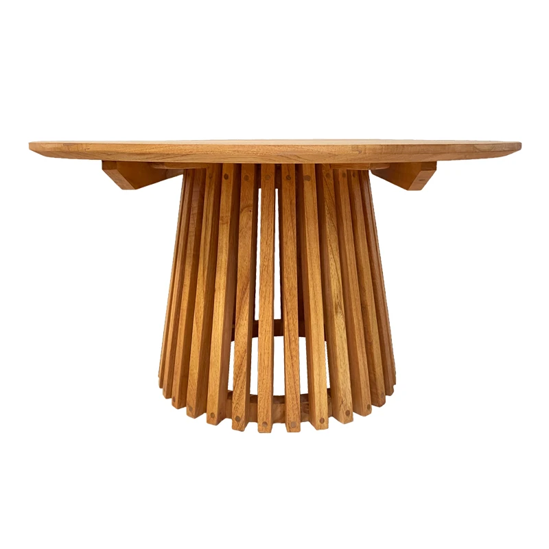 Kenda I pakoworld mindi coffee table, natural wood, D80x45cm