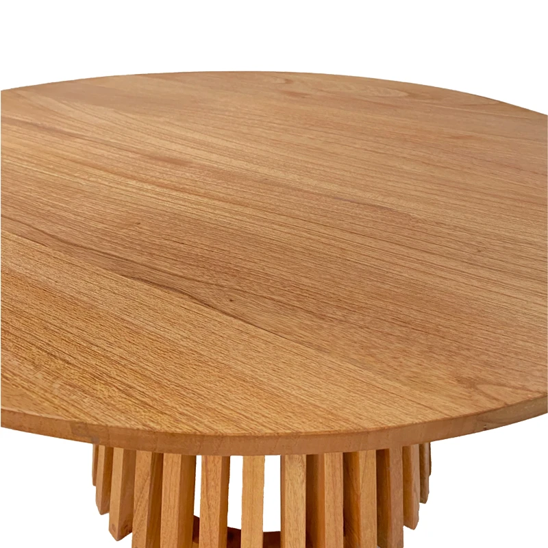 Kenda I pakoworld mindi coffee table, natural wood, D80x45cm