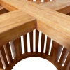 Kenda pakoworld mindi wood coffee table in natural shade D80x45cm