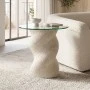 Coffee table Klida pakoworld travertine look MGO D40x63cm