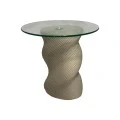 Coffee table Klida pakoworld beige MGO D40x63cm