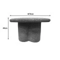 Coffee table Magnia pakoworld grey MGO D70x40cm